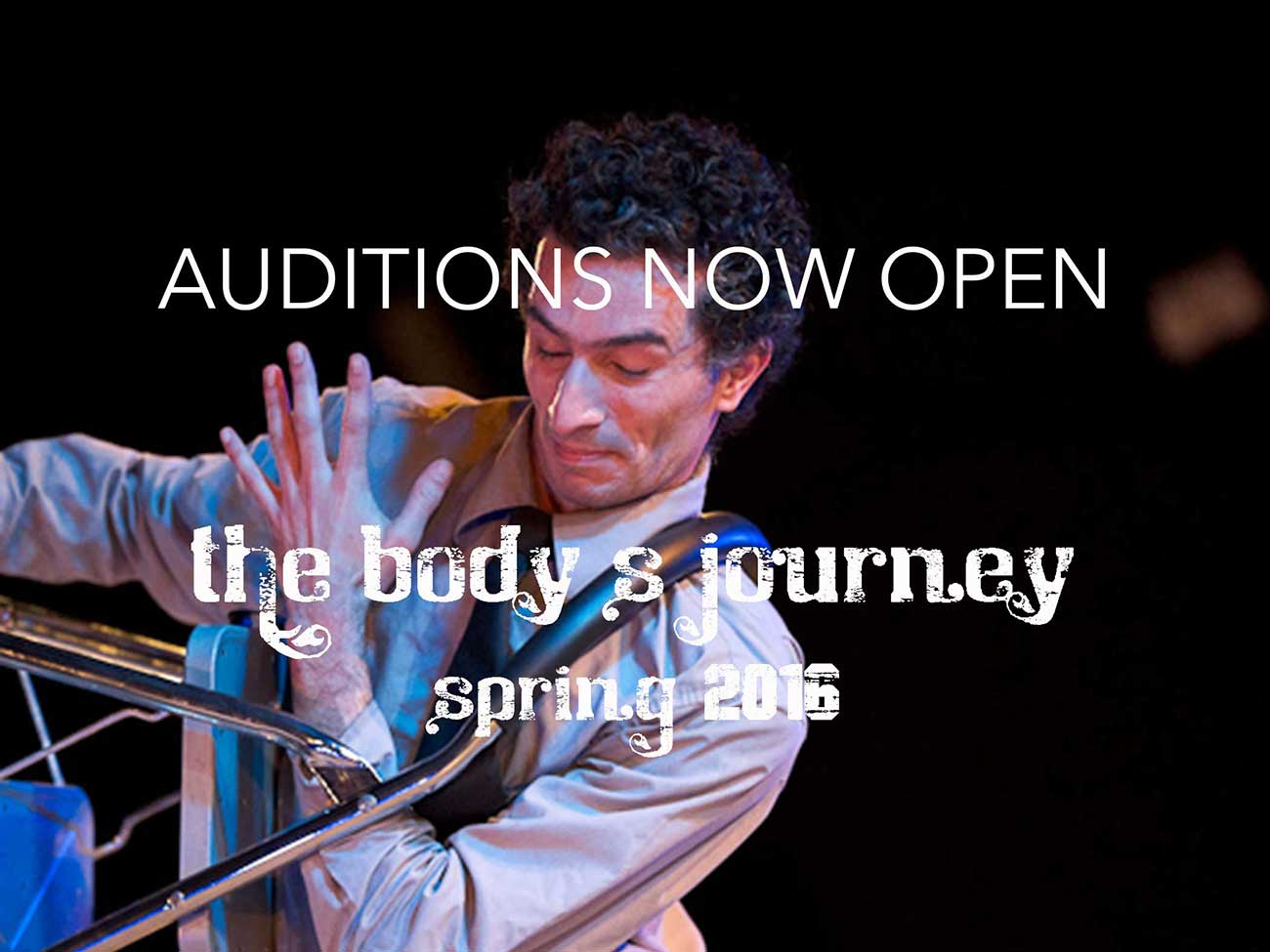 The Body’s Journey 2016 spring auditons